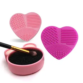 

Silicone Sponge Makeup Remover Brush Cleaner to Remove Sponge Brush Shadow Color Quick Tool Color Off Make Up Cleaning Kit