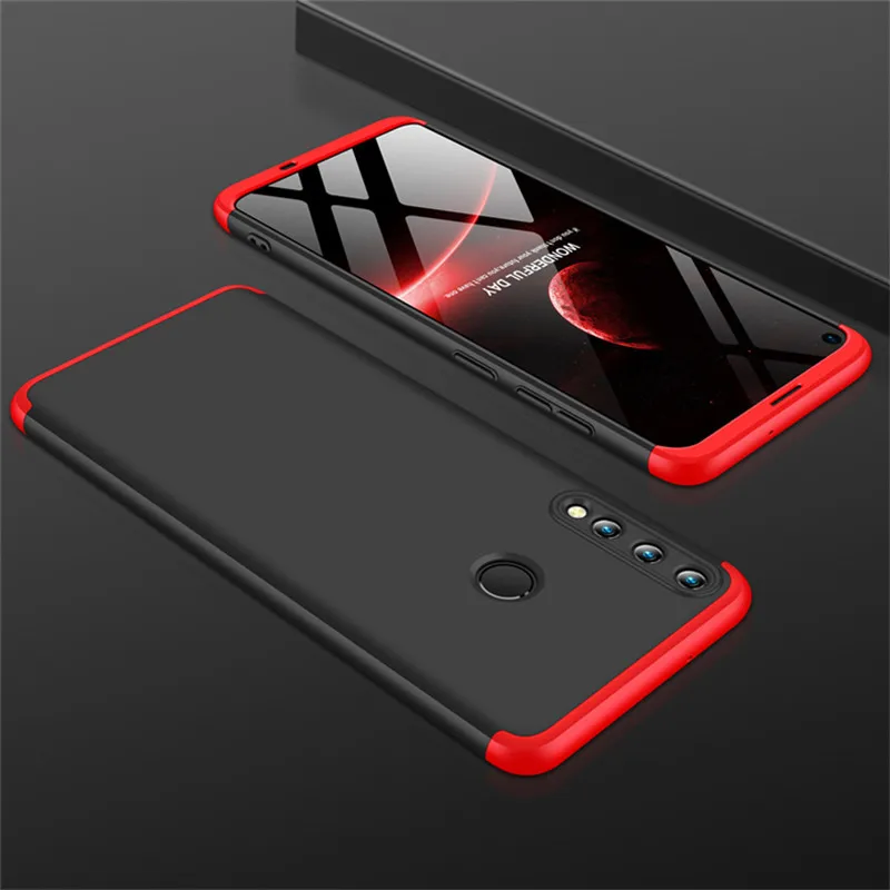 Чехол 3 в 1 для HONOR 9C противоударный матовый 6 39 дюйма 360 | Мобильные телефоны и