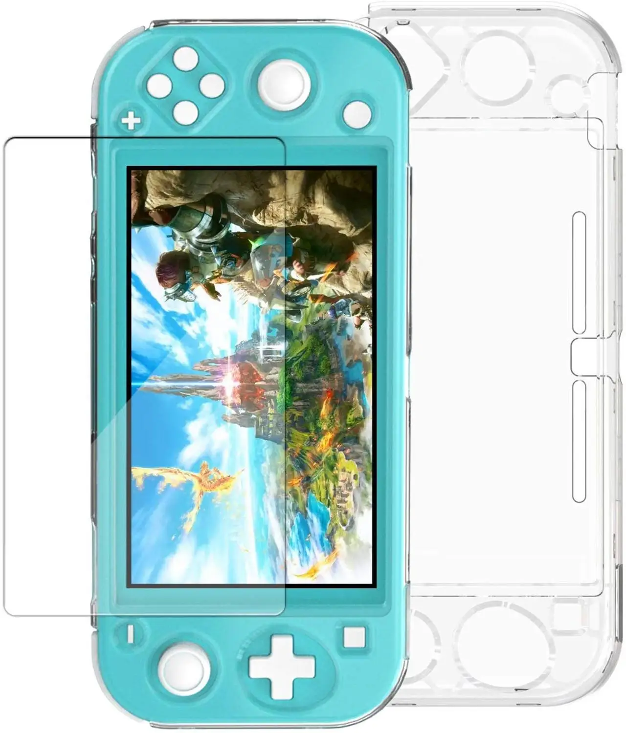 

Protective Crystal Case For Nintendo Switch Lite NS Mini Console Cases Hard Clear Back Cover Shell For Switch Lite Joy-cons