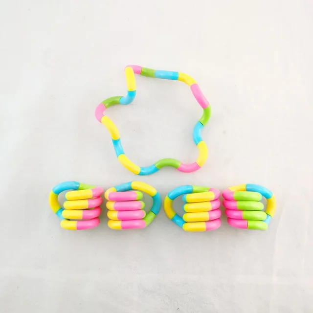 New Anti Stress Toy Twist Adult Decompression Toy Child Deformation Rope Perfect For Stress Kids To Play Toys Year New 18pcs