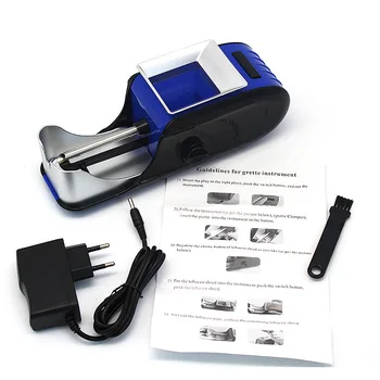 

Portable Metal Electric Cigarette Machine Filling Materials with Empty Pipe Rolling Technology Gadgets Weed Accessories Men Gift