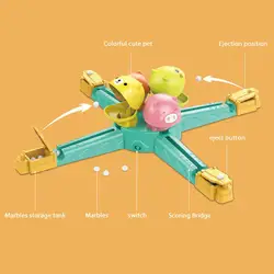 Divertido jogo de tabuleiro multiplayer brinquedos pinball jogo de tiro desktop pai criança interação puzzle bounce jogo