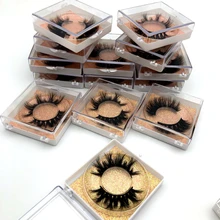 Пушистые 25 мм ресницы натуральные 3D норковые ресницы Удлиненные Длинные Накладные ресницы искусственные накладные ресницы Объемные Накладные ресницы накладные ресницы