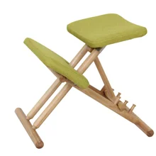 Кресло для коррекции осанки, компьютерное кресло из цельного дерева, обучающее кресло для студентов, детское кресло на коленях