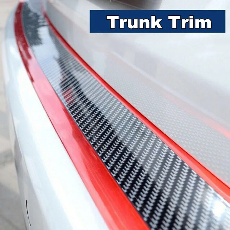 Великобритания углеродное волокно красный автомобиль порога Накладка защита педали протектор полосы быстро
