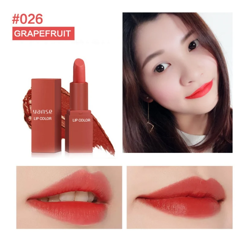 5pcs Mini Matte Silky Lipstick Set Waterproof Non-stick Cup Long Lasting Colorfast Pearlescent Lipstick Kit
