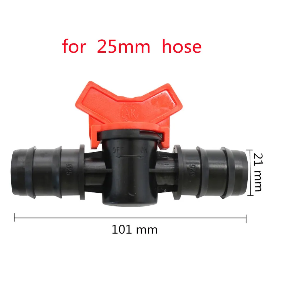 1/2inch  3/4inch  Garden tap valve for 16/20/25mm hose irrigation water valve Mini Valve waterstop connectors Garden hose adapte