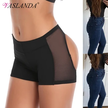 

Women Butt Lifter Thong Panty Shaper Tummy Control Shorts Booty Enhancer Boxer Briefs Slimming Underwear Seamless Boyshorts