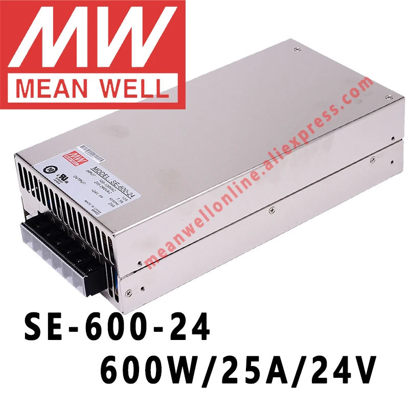 SE 600 24 Mean Well Вт/25 а/24 В постоянного тока единичный выходной источник питания