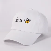 Повседневная Милая Кепка с рисунком пчелки, бейсбольная кепка, кепка для мужчин и женщин, летняя