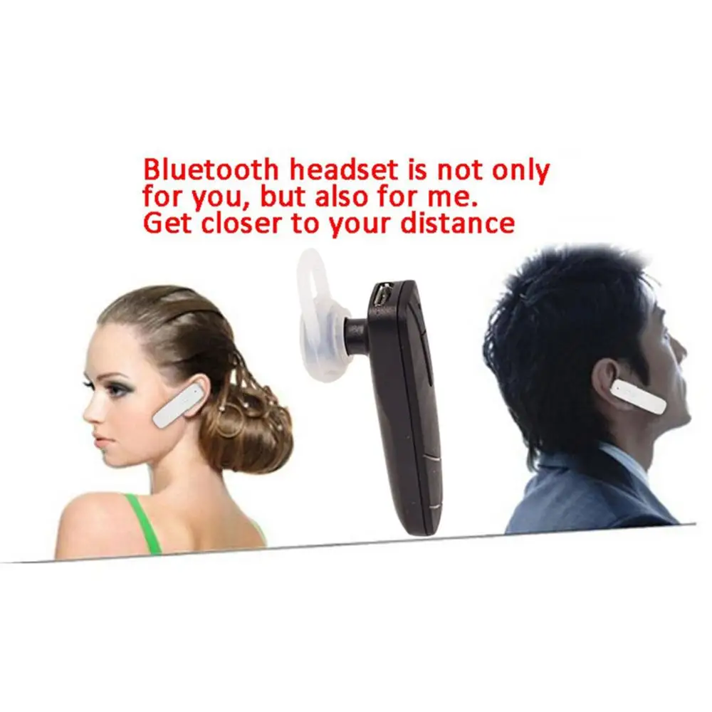 

Business Wireless Bluetooth Stereo Headphone Mini Hands-free Bluetooth Earphone with Mic
