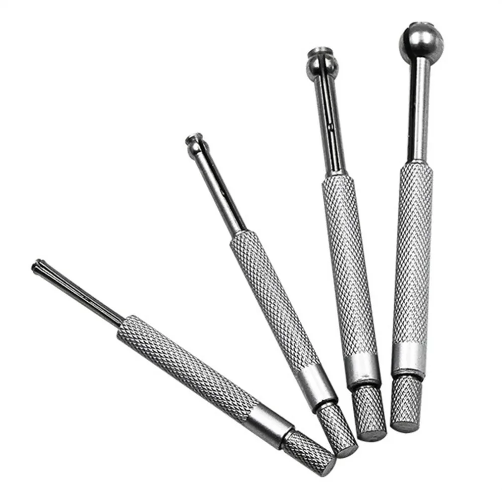4Pcs Small Hole Bore Gauge 3-14mm Full Ball Type Telescoping Measure Gauge set Adjustable Measuring Tools