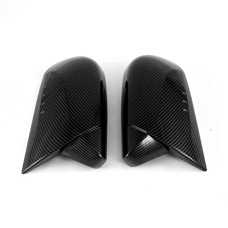 

ABS Carbon Fiber Car Side Door Rearview Mirror Cover Trims Car Styling Accessories For Toyota Prius 2019 2020 Overlay Style 2pcs