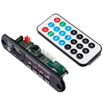 

CLAITE 15Wx2 bluetooth 5.0 MP3 Audio Decoder Board Power Amplifier Board Lossless Accessories for Pull Rod Audio Amplifier