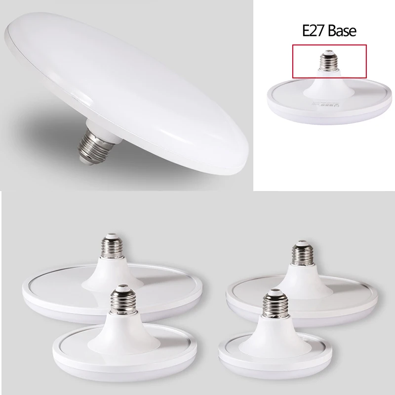 220V 슈퍼 밝은 E27 Led 전구 15/20/30/40/50/60W UFO 모양 실내 차고 주방 거실 조명 Led 조명