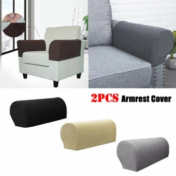 

Armrest Covers Stretchy Piece Set Chair or Sofa Arm Protectors Stretch to Fit
