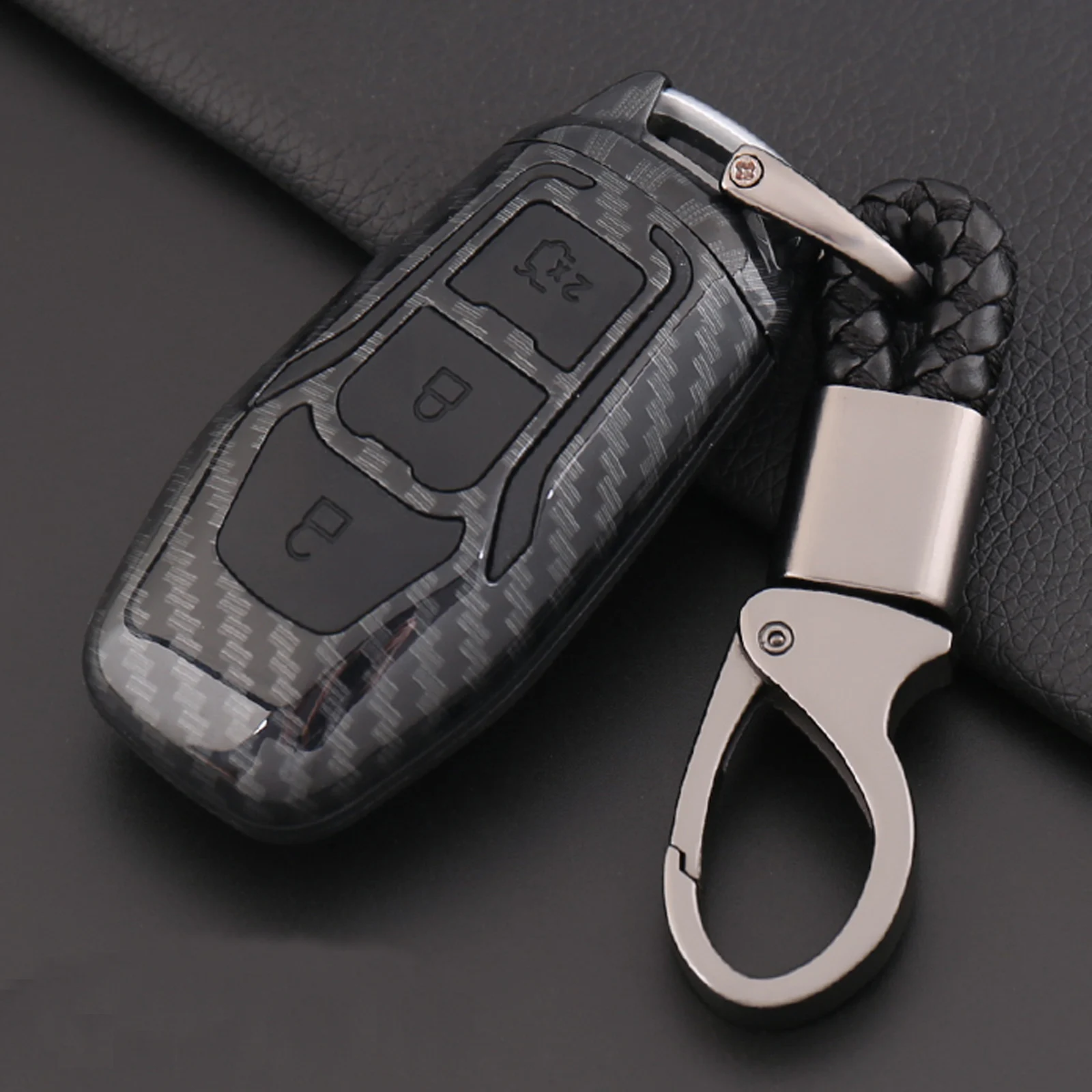 10x custodia protettiva per auto in fibra di carbonio Silicone custodia protettiva per auto per portachiavi Ford Edge Mondeo Mustang 13 10x custodia protettiva per auto in fibra di carbonio Silicone custodia protettiva per auto per portachiavi Ford Edge Mondeo Mustang - H3a03fb569d764a7e9068219445f6fb15D