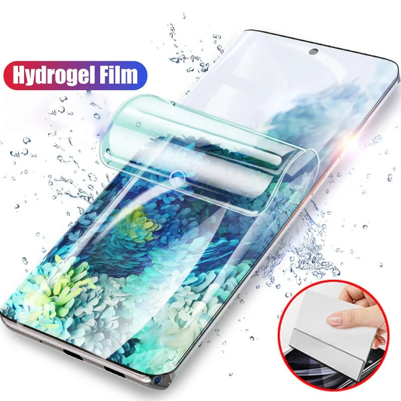glass cover mobile Hydrogel Film For Samsung Note 9 8 S9 S8 Plus S7 S6 Edge Protective Glas Screen Protector On Galaxy Not 8s 9s 7s S 9 8 7 6 Film best phone screen protector