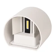 6 Вт 12 Вт светодиодный настенный светильник IP65 водонепроницаемый внутренний и наружный алюминиевый настенный светильник поверхностного монтажа куб светодиодный садовый светильник для крыльца