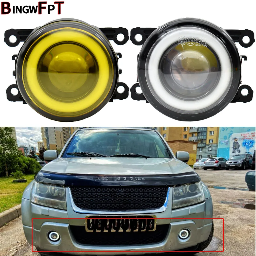 Противотуманные фары для Suzuki Jimny Grand Vitara Swift SX4 Splash Ignis Alto XL7 дневные ходовые огни 2