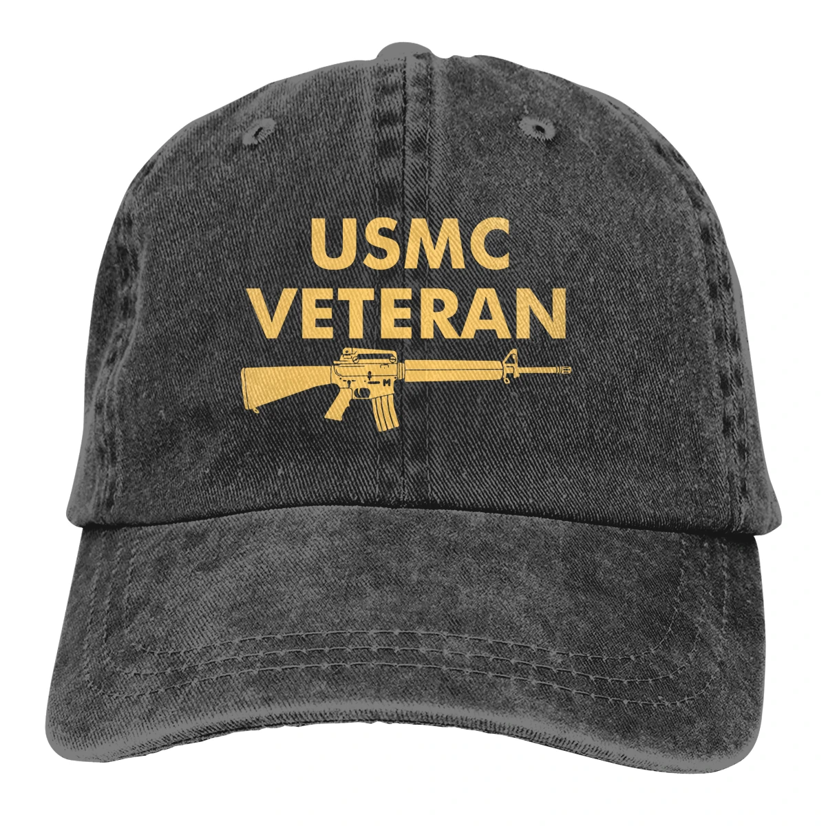 USMC Ветеран Casquette темно-синий унисекс Мужские Женские деним Strapback бейсболка Регулируемая Гольф папа шляпа