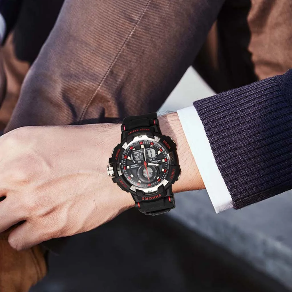 

Fashion Digital Electronic LED Watch Date Men's Outdoor Sports Waterproof Watch Relogio Feminino montre homme reloj hombre #03