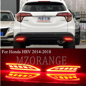 

LED Rear Bumper Light For Honda HRV 2014-2018 Rear Bumper Lights Brake Light Turning Signal Light LED DRL Reflector Fog Lamp