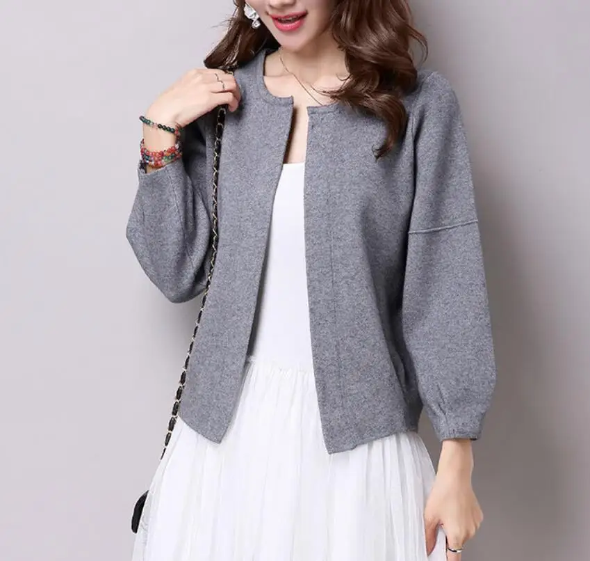 Most effective  Hot 2020 Women's Sweaters for Autumn Women's Cardigan Small Coat Autumn Slim New Sweater Wild Jacke