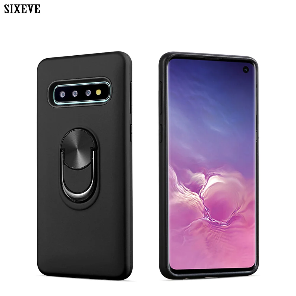 Магнитный автомобильный чехол держатель кольцо для Samsung Galaxy S8 S9 S10 Plus Note 8 9 10 Pro M20 A6