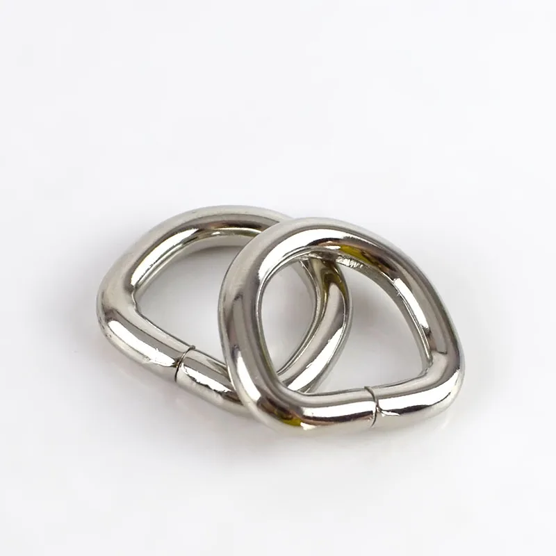 silver 10/30 шт. Meetee16mm кольцо в виде буквы D с декоративной металлической пряжкой и сумочка с пряжкой, крючки, станок и сумке разъем аппаратных аксессуаров сумки Чемодан F4-6 - Цвет: silver