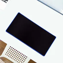 Игровой коврик для мыши больших размеров, черный коврик для мыши, удобный практичный аксессуар для компьютера