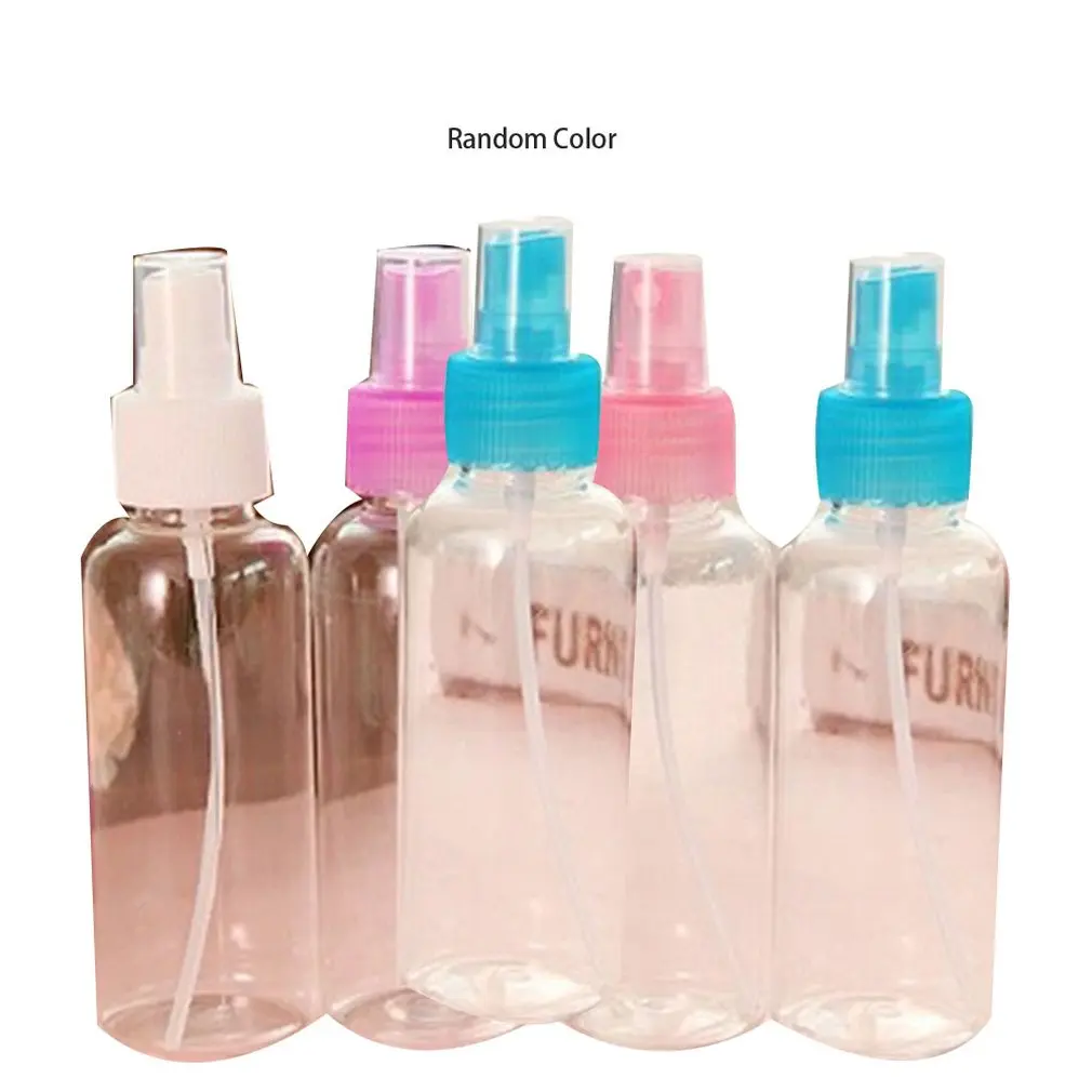 

Plastic Transparent Small Empty Spray Bottle For Make Up And Skin Care Refillable Lightweight Travel Use Bottle