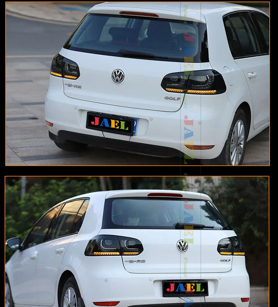 Светодиодный задний фонарь-светильник s Чехол для Golf 6 Golf6 MK6 обновление до R20 Тип светодиодный задний фонарь светодиодный сигнальный светильник