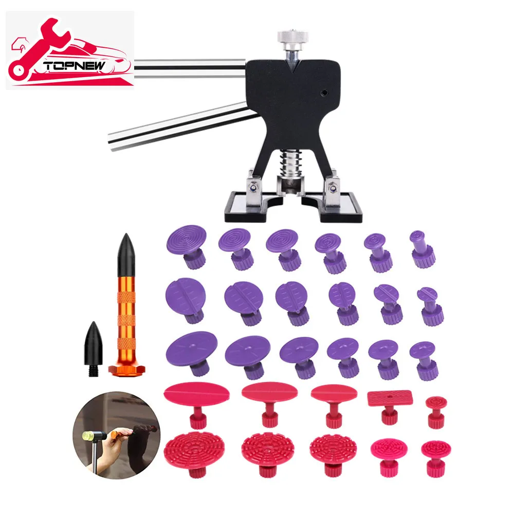 

OUTILS А MAIN RDP ENSEMBLE D'OUTILS DE DЙBOSSELAGE SANS PEINTURE OUTILS DORЙ DЙBOSSELEUR ONGLETS DE COLLE CARROSSERIE DЙBOSSELAG