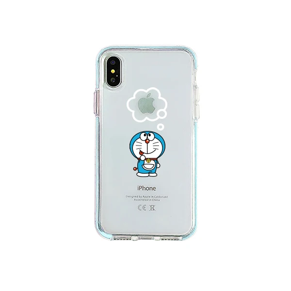 Японский милый Аниме Doraemon Moomin Красочные края чехол для телефона для iphone 11 pro X XS Max Xr 7 8 6 6s plus прозрачный мягкий силиконовый чехол - Цвет: 4