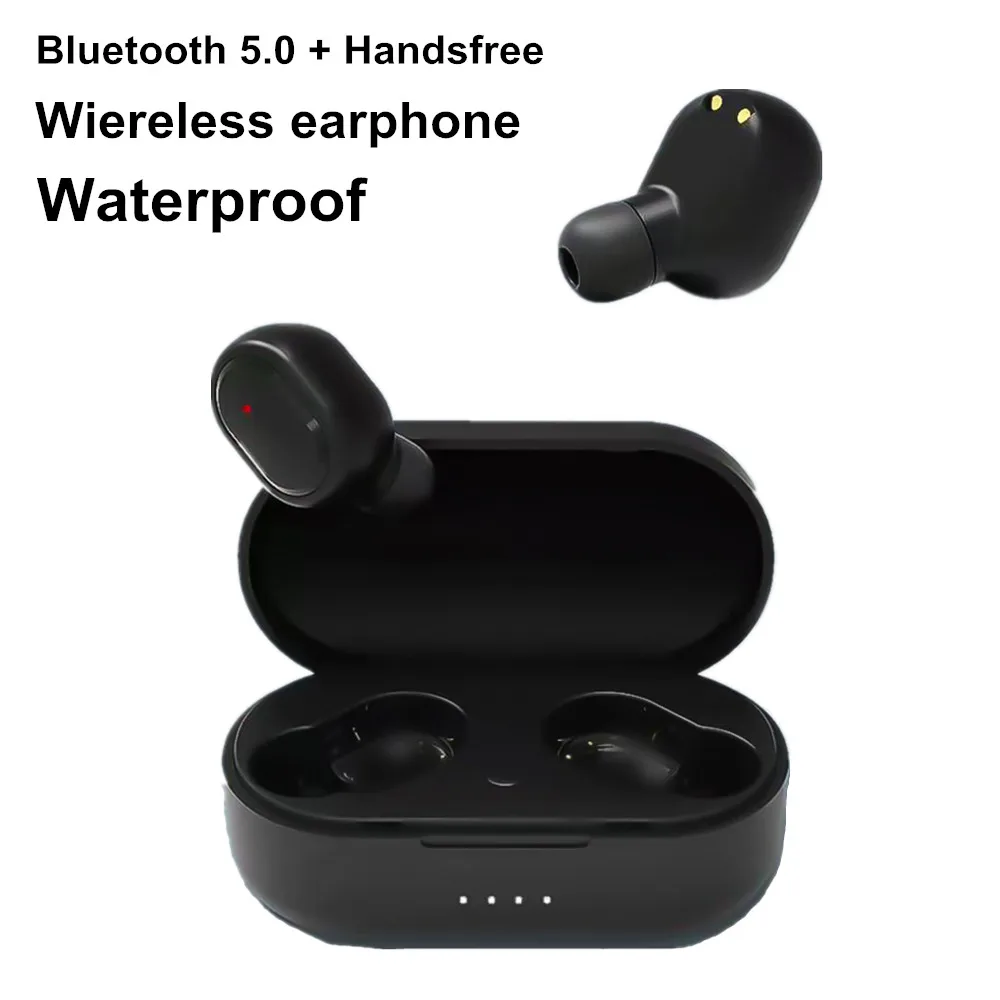 

Waterproof Bluetooth 5.0 headphone car kit 3D stereo wireless earphone dual MIC Handsfree earbud Charging box Headset sport