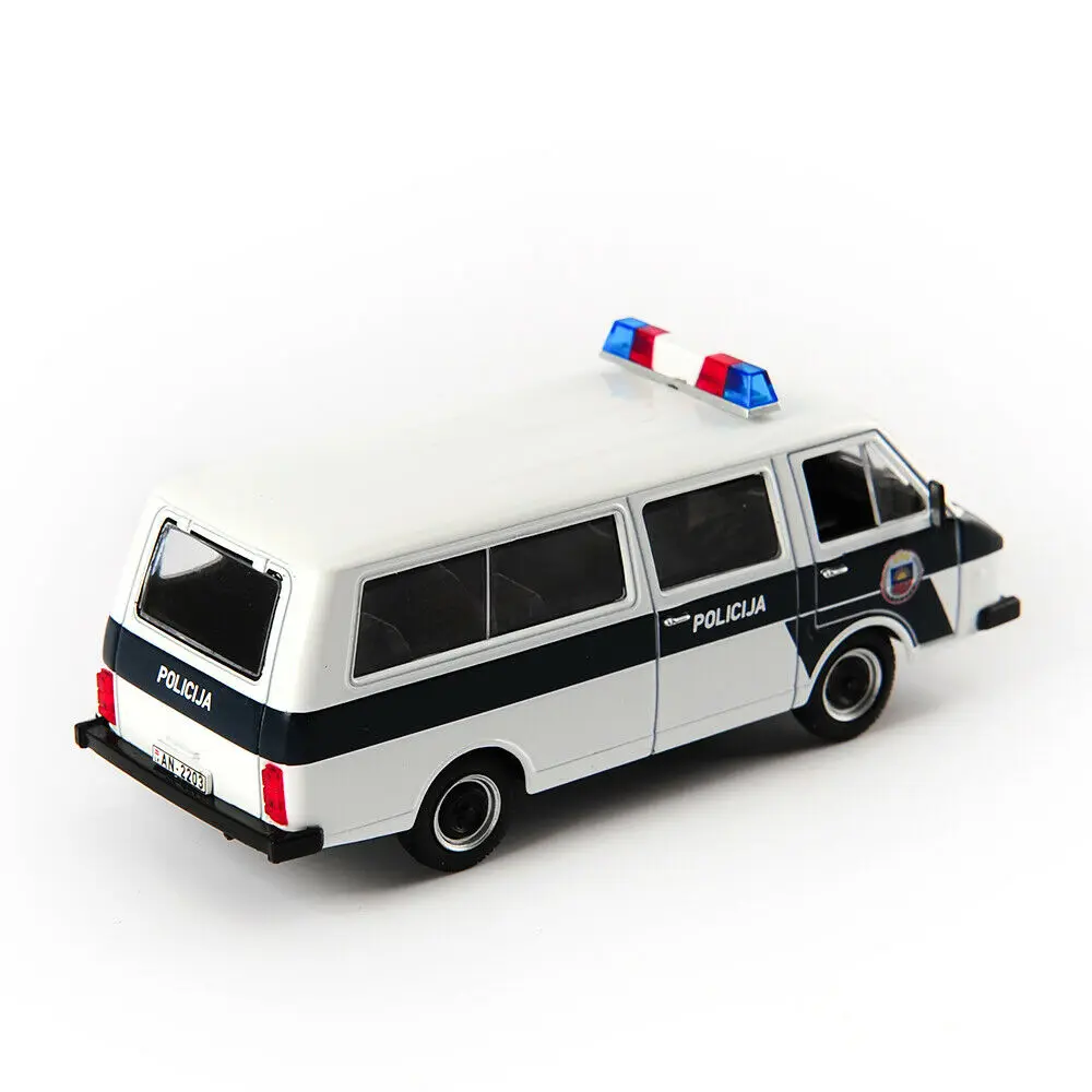 Kid Model Toys for Boys 1/43 Scale Alloy Diecast RAF-22038 Polices Car Russian Raf Car Ambulance DeAGOSTINI