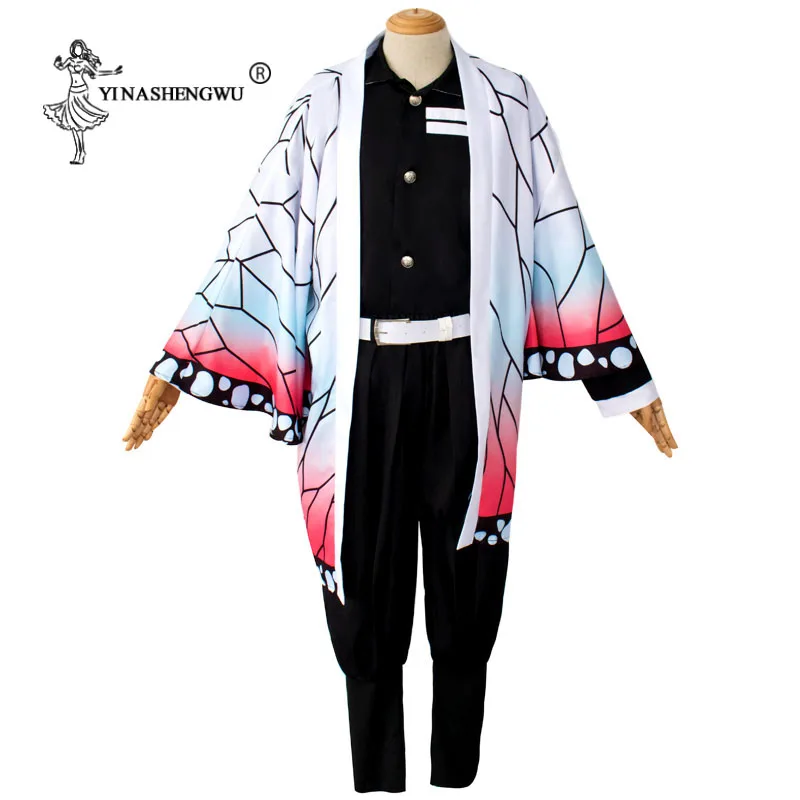 Костюм для косплея из аниме «Demon Slayer Kimetsu No Yaiba Kamado Tanjirou Kamado Nezuko Agatsuma Zenitsu Unisexy», комплект из 6 предметов
