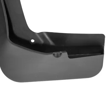 

4pcs Car Splash Guards Front Rear For Ford Fusion 2013-2016 TPO Black Duable Useful
