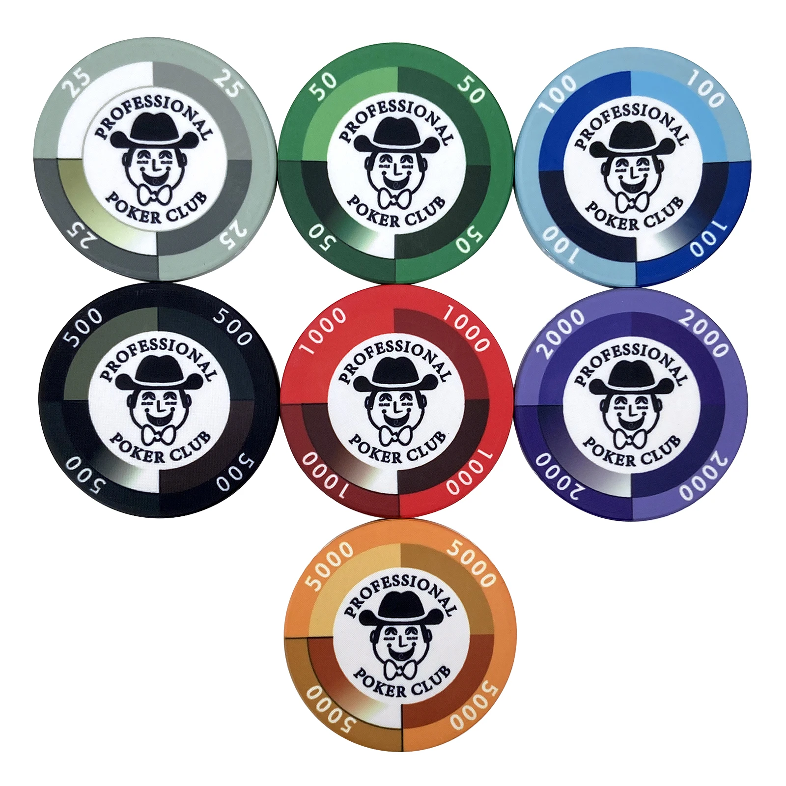 10pcs/Lot 10g Ceramic Texas Hold'em Poker Chips Professional Casino  Entertainment European Poker Chips Quality Good Feel Chips - AliExpress