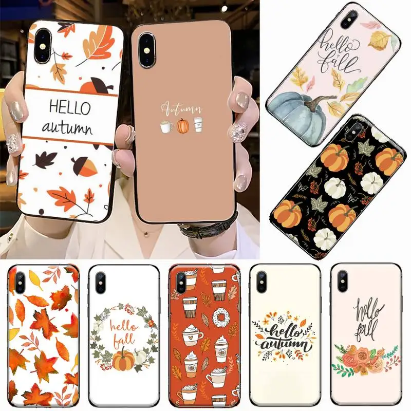 Pumpkin happy autumn fall Customer Phone Case For iphone 5 5s 5c se 6 6s 7 8 plus x xs xr 11 pro max coque shell funda hull Pumpkin happy autumn fall Customer Phone Case For iphone 5 5s 5c se 6 6s 7 8 plus x xs xr 11 pro max coque shell funda hull