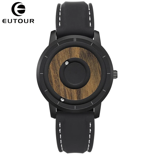 EUTOUR-reloj magnético de silicona para hombre, cronógrafo de lujo, a la  moda, de cuarzo, bola magnética azul, resistente al agua, envío directo -  AliExpress