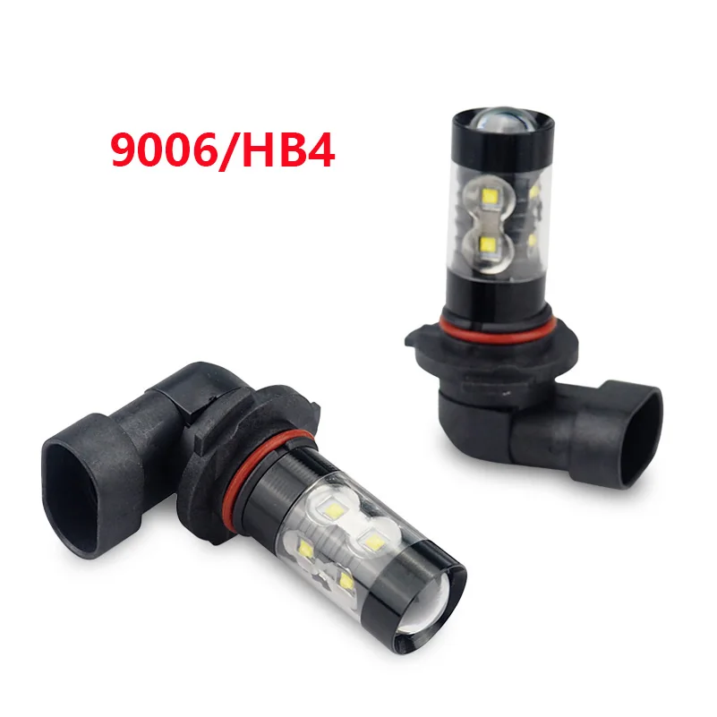 Автомобильные противотуманные фары 880 881 H27 светодиодный H3 9006 HB4 9005 HB3 DRL 50 Вт для Ford Focus 2 3 1 MK2 Fiesta Fusion Ranger Transit Mustang Mondeo - Цвет: Коричневый