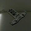 10 pcs project D MINI 4WD self-made tamiya parts plastic wing for S2 chassis clear black and red color 5