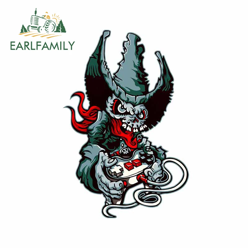 EARLFAMILY 13 см x 8 9 для геймера Автомобильная наклейка с черепом Винил лобовое стекло