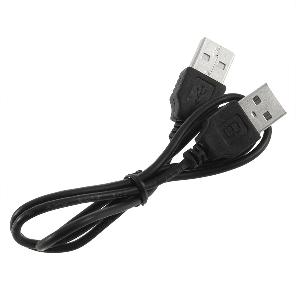 Черный 400 мм (L) USB 2 0 папа удлинитель адаптер кабель для передачи данных Шнур