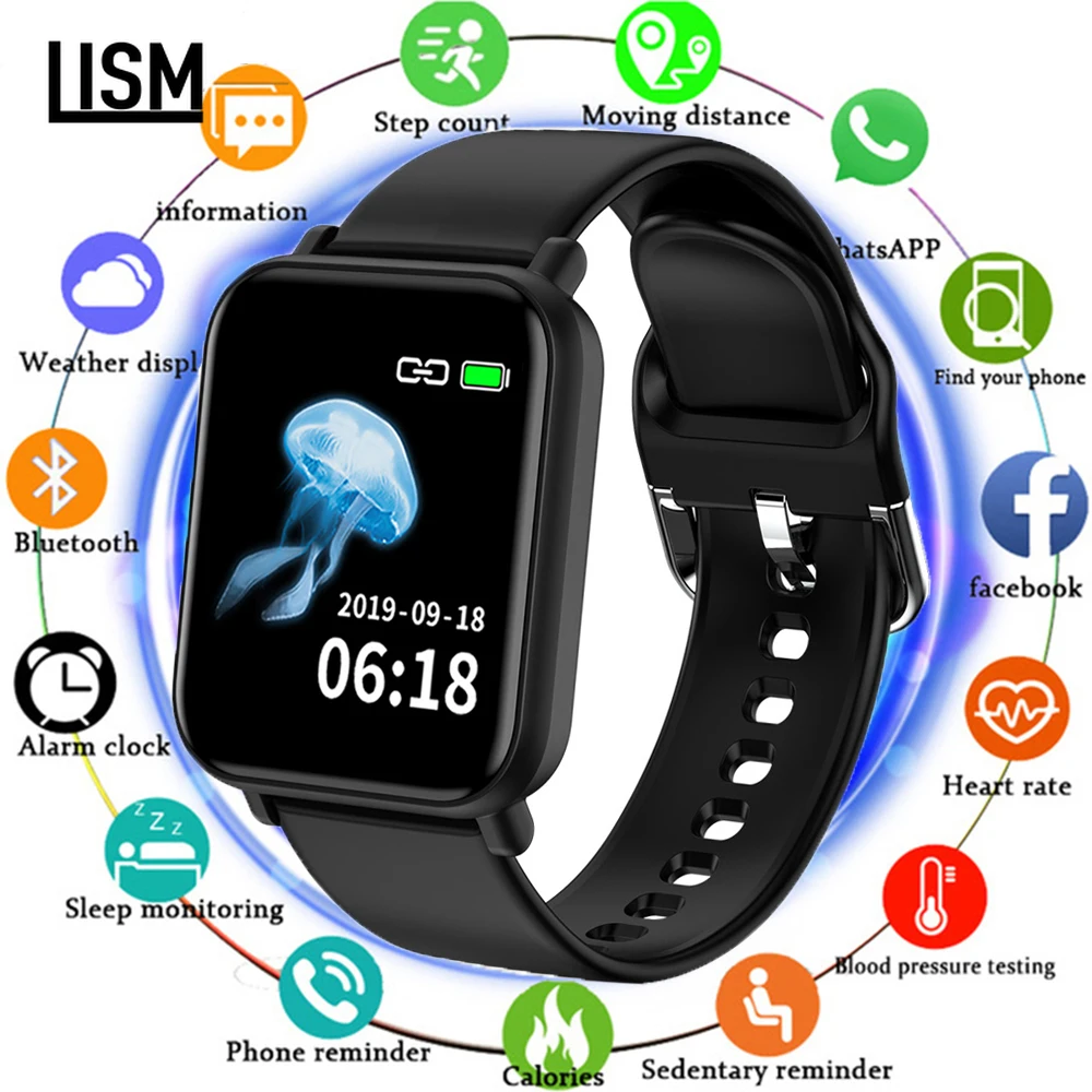2020 R16 мужские умные часы для Android Apple Watch IP68 Водонепроницаемые Смарт женщин PK P68 P70