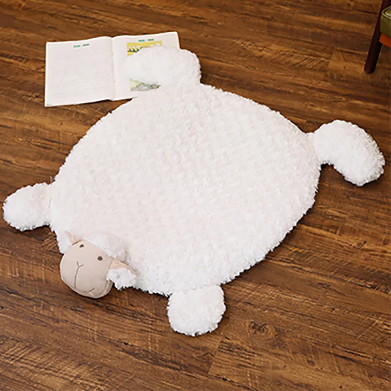 white big sheep Горячая Распродажа, модная подушка для сиденья с изображением животных, милая Подушка с изображением кота - Цвет: white big sheep