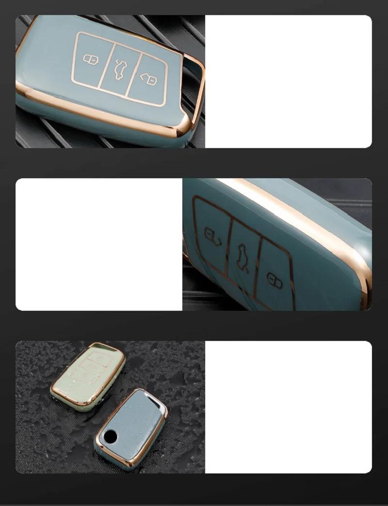 TPU Car Smart Key Fob Cover per VW PASSAT B8 Arteon Atlas New Jetta Skoda Kodiaq Superb A7 accessori Auto Auto portachiavi - H3a05e2c5ee684fa5b42a02cf49fe4b3cl