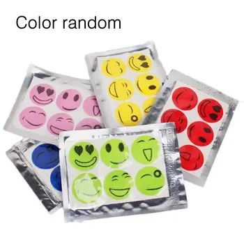 

2018 Citronella Oil Mosquito Killer Cartoon Repeller Sticker Smiley Insect Mosquito Repellent Stickers Patches Dropshipping